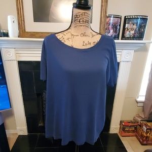 Blue short sleeve shirt